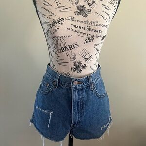 Levi's Blue Jean Shorts for Women